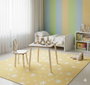 Hanah Home Deer One Chair Set - Marrón y blanco